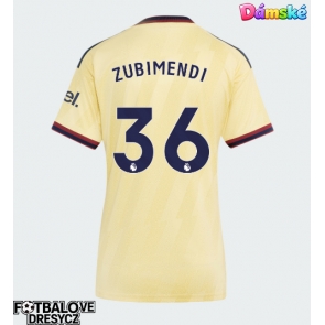 Arsenal Martin Zubimendi #36 Dámské Alternativní Dres 2026-27 Krátký Rukáv Arsenal Martin Zubimendi #36 Dámské Alternativní Dres 2026-27 Krátký Rukáv